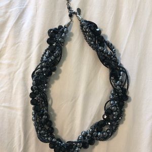 Twisted Crystal Bead Yolanta Choker